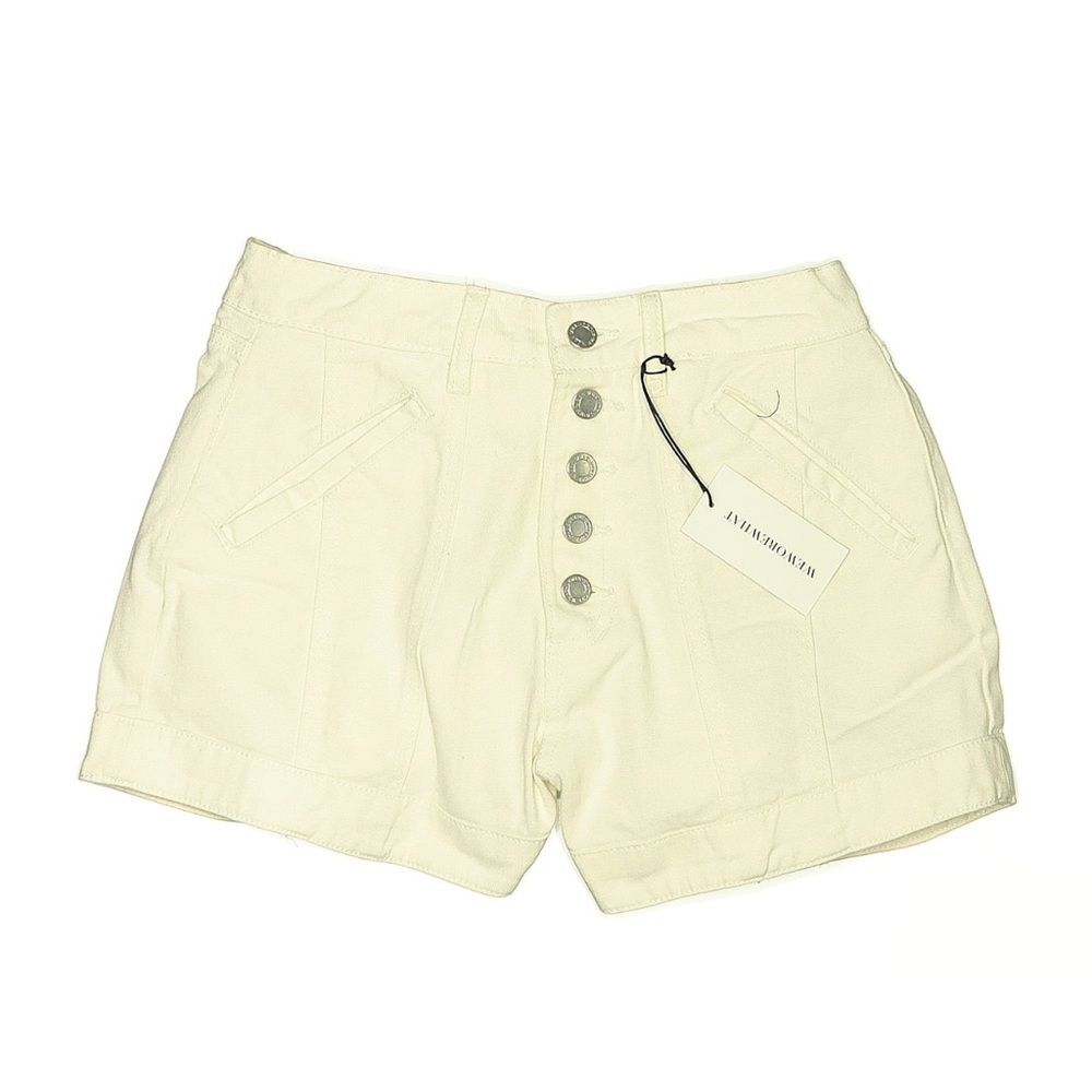 NWT WeWoreWhat Cream High-Waisted Shorts size 27